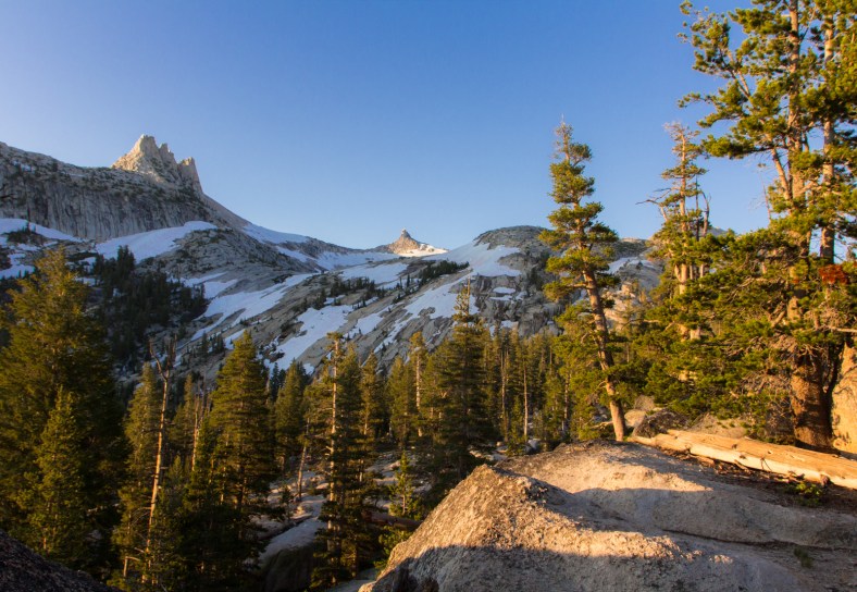 Early morning view of Cockscomb