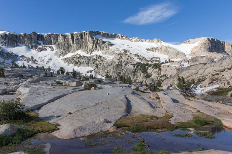 Granite Dome is behind and above this ridge