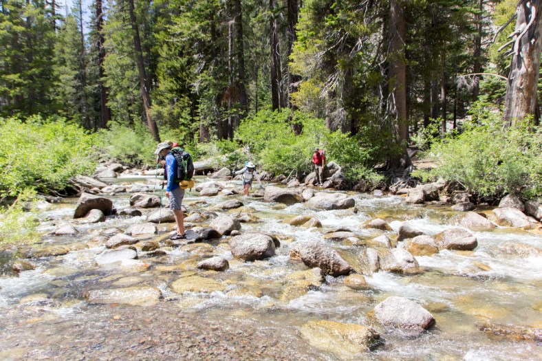 Fording Summit Creek