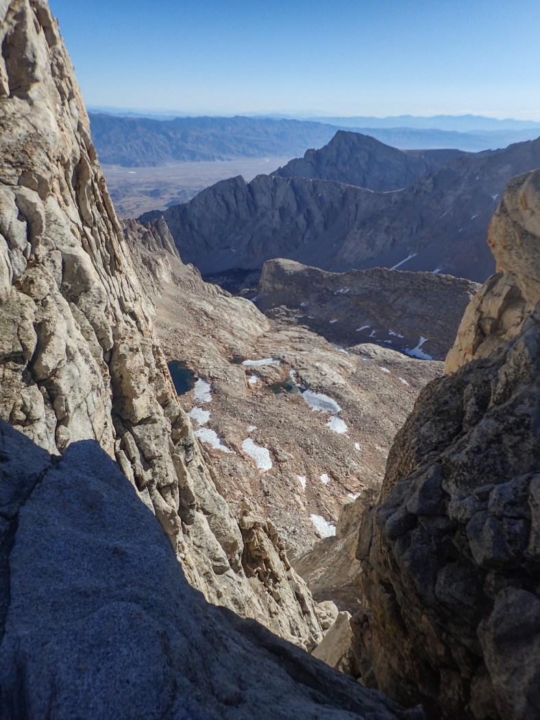 View through one of the many windows along the trail