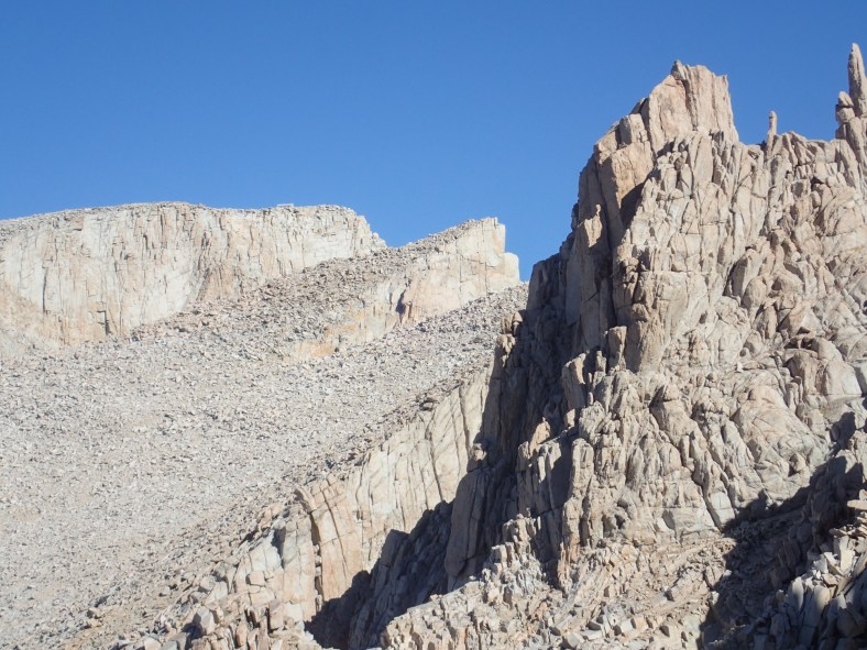 Mt. Whitney summit in the far distance